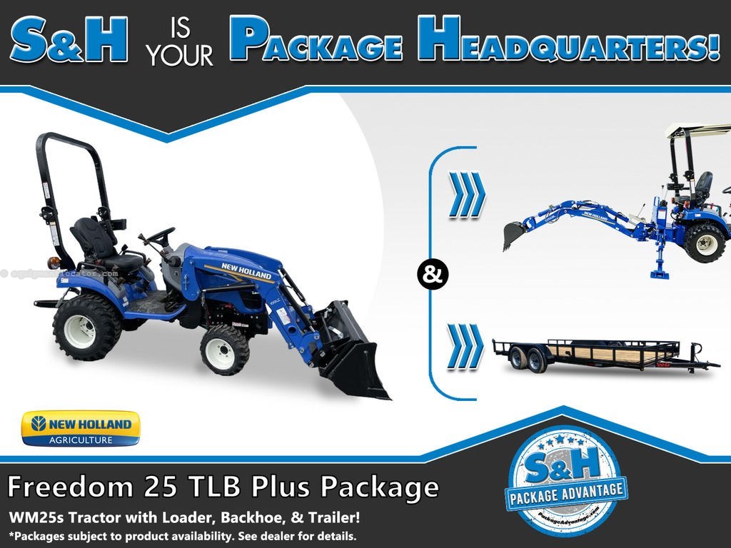New Holland S&H Freedom 25 TLB Plus Package Workmaster 25s 25