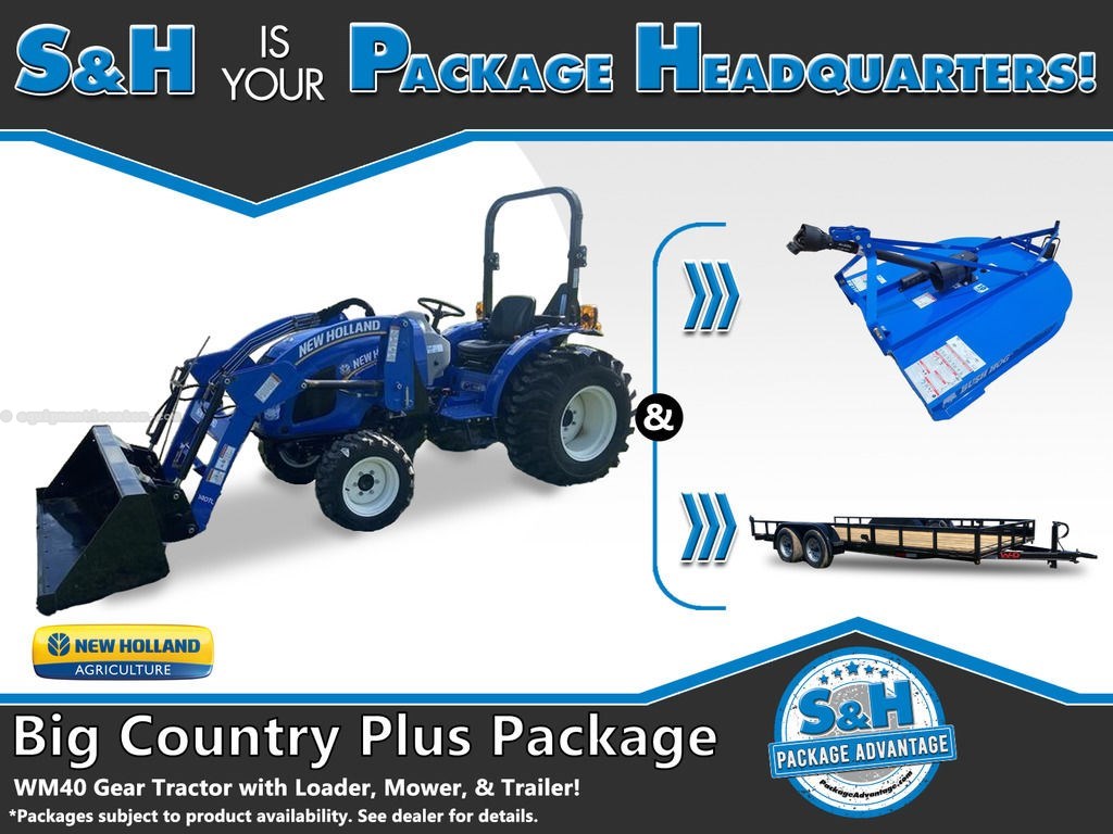 New Holland S&H Big Country Plus Package Workmaster 40 40 HP