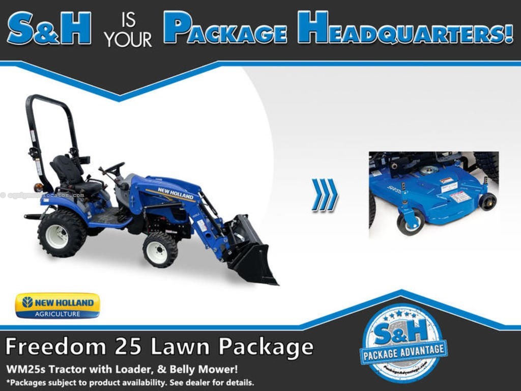 New Holland S&H Freedom 25 Lawn Package Workmaster 25s 25 HP