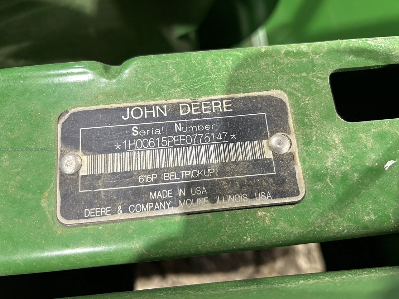 2015 John Deere 615P
